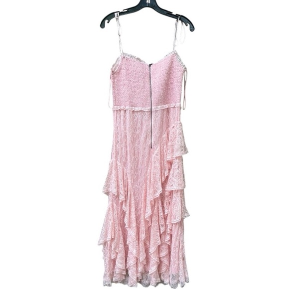 Alice + Olivia Jocelyn Dress in English Rose - Picture 4 of 6